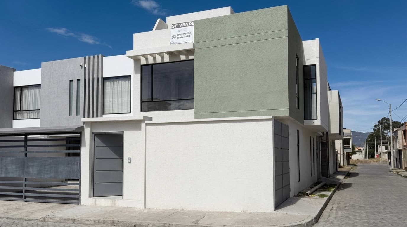 Fachada de Casa a estrenar Los Prematuros/Norte de Riobamba
