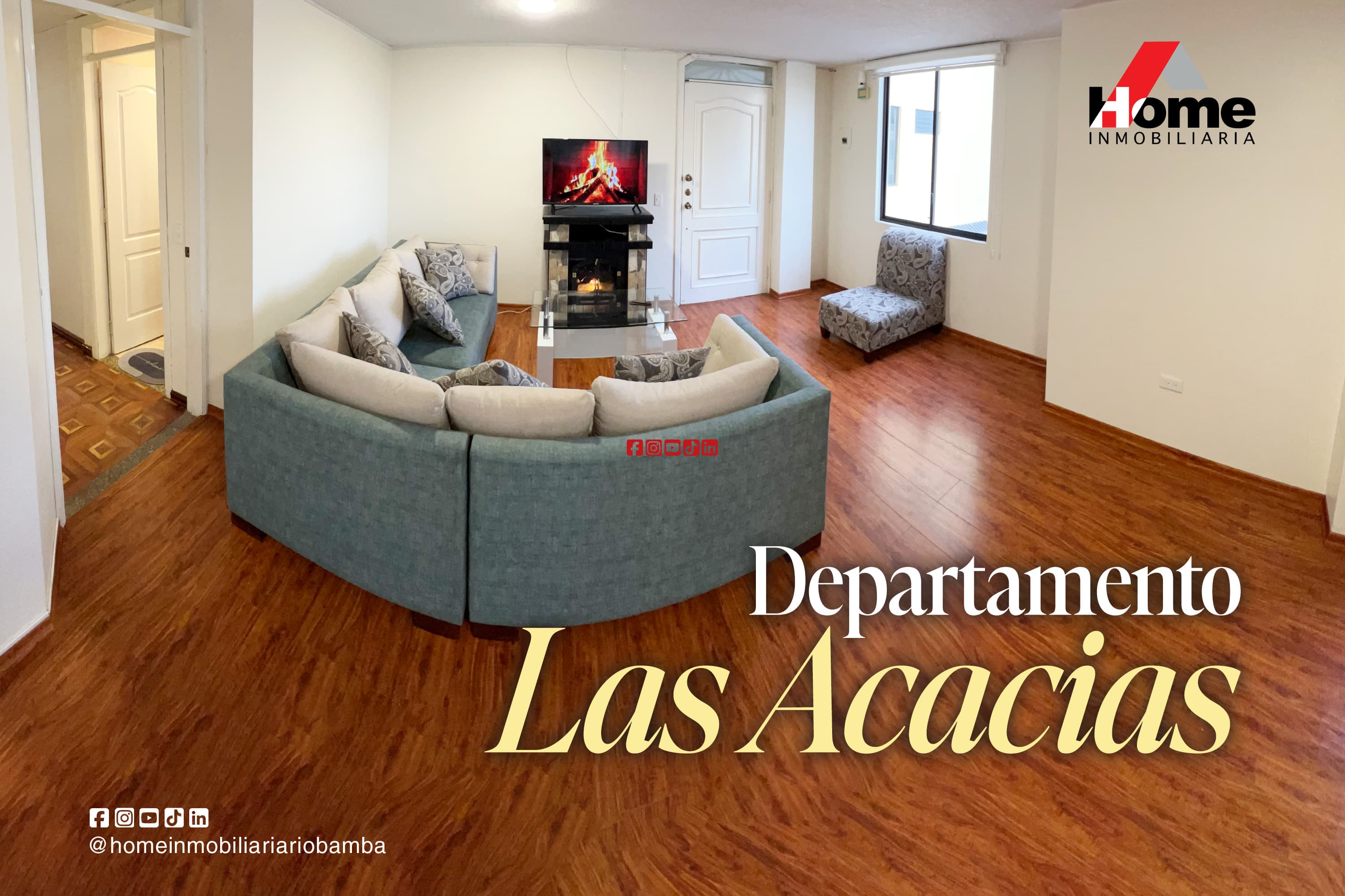 Portada de Departamento de tres habitaciones en Las Acacias