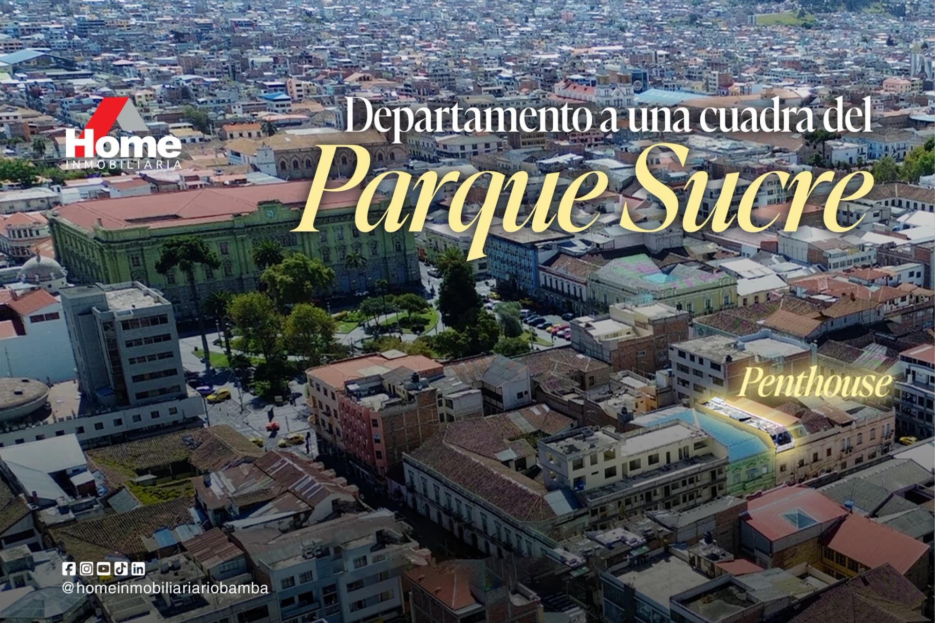 Foto de Departamento (penthouse) para AirBnb en el centro de Riobamba