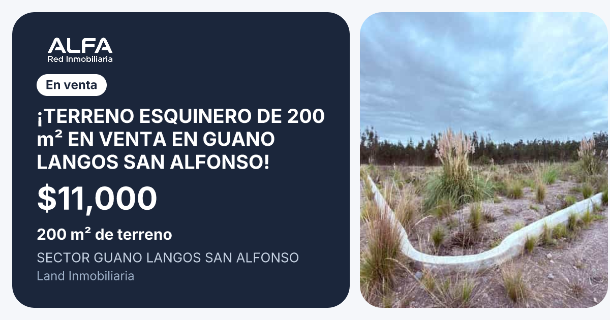 Lot for sale in Riobamba, Chimborazo