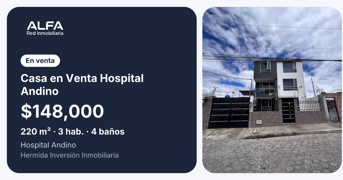 House for sale in Riobamba, Chimborazo