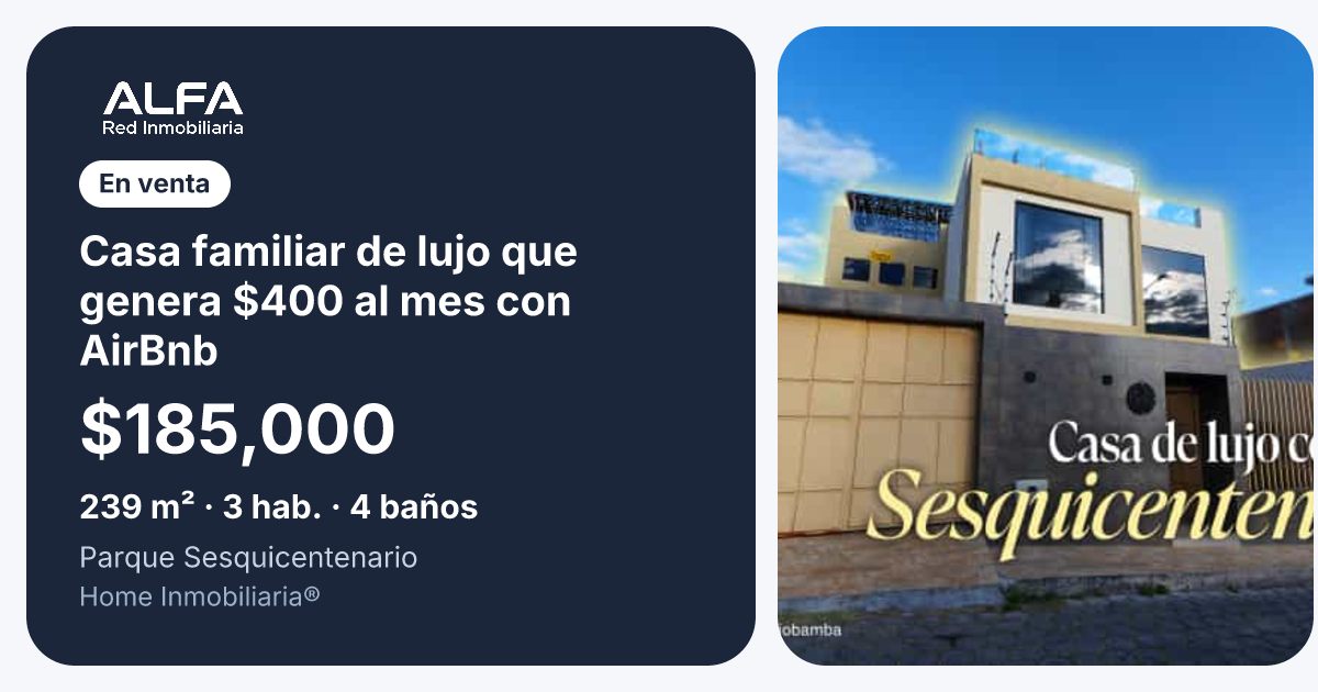 House for sale in Riobamba, Chimborazo